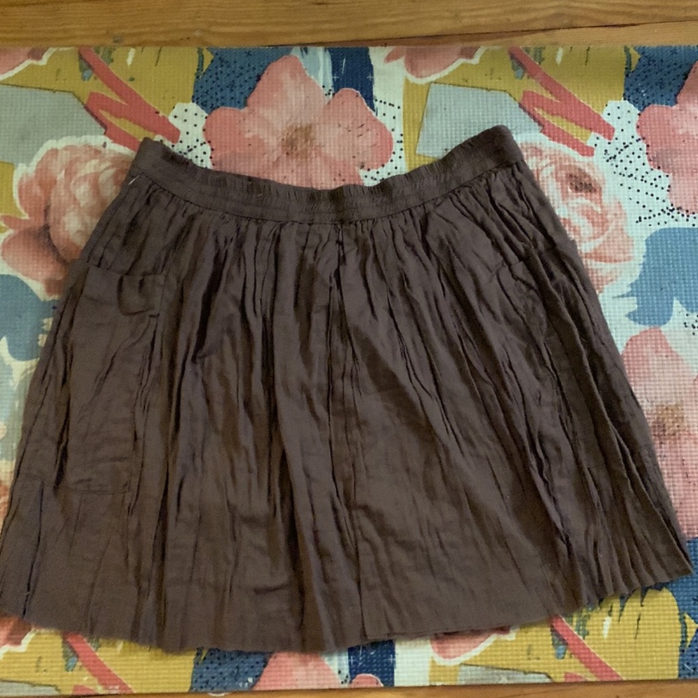 Studio West BN vintage skirt light lined cotton with pockets donating - Picture 2 of 4
